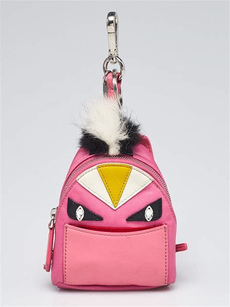 fendi 7ar457 f02tm|Fendi Monster Eyes Fur Backpack Key Chain 7AR457 7VM.